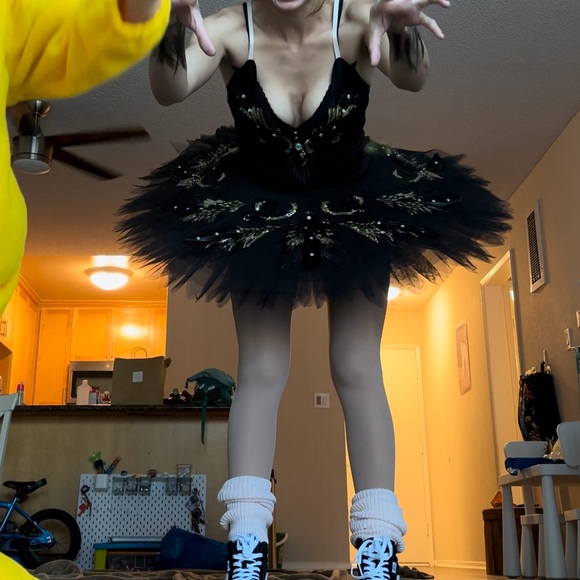 Black swan ballet costume swan lake - Picture 2 of 4